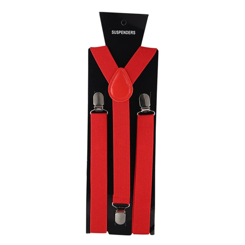 Suspenders For Men Pants Apparel Adult Suspender Man Shirt Dress Women Wedding Party Solid Colors Suit Skirt With Braces Straps
