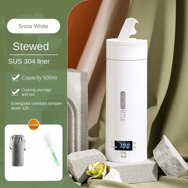Travel Electric T Kettle Fast Boiling Water Portable baby Milk Warmer Kettle 304 Stainless Steel Thermo Kettles