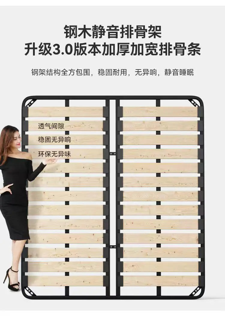 Design Simple Bed Bedroom Safe Mid Service College Show Space Saving Bed Princess Sex European Salon Beliche Unique Furniture