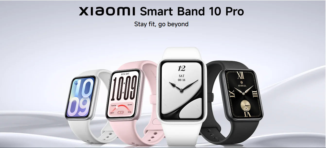 Global version xiaomi band 10 pro Independent GNSS five-satellite positioning Dual-device message sync 1.74" AMOLED display