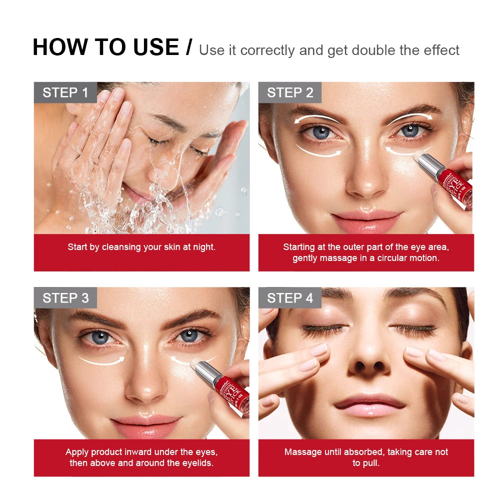 Retinol Eye Cream Lightening Dark Circles Firming Skin Instant Eye Repair Serum Stick For Women Women Eyes Care