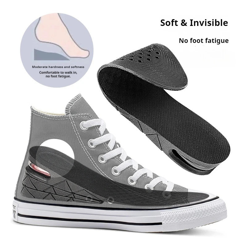 1Pair Height Increase Insole Feet Templates 3/5/7/9cm Variable Height Shoes Insoles Air-Cushioned Shock-Absorbing sports insole
