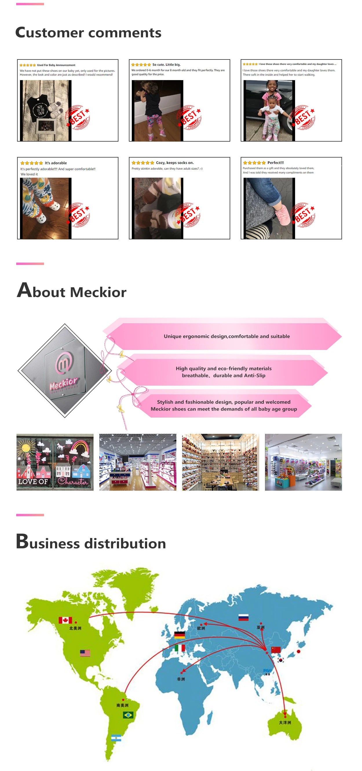 Meckior Baby Girls Shoes Bowknot Princess Dress Shoes PU Anti-slip Soft Sole Infant First Walkers Newborn Crib Baby Shoes