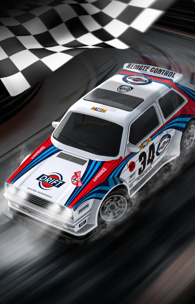 4WD RC Drift Car 1:43 Remote Control Cars Truck 4x4 Racing Drifting 2.4G Radio Mini Vehicle Model Toy Gift for Adults Kids Boys