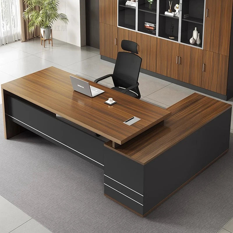 Irregular European Office Desk Lounge Creative Aesthetic Modern Designer Safe Office Desk Shelves Mesa Ordenador Home Furniture