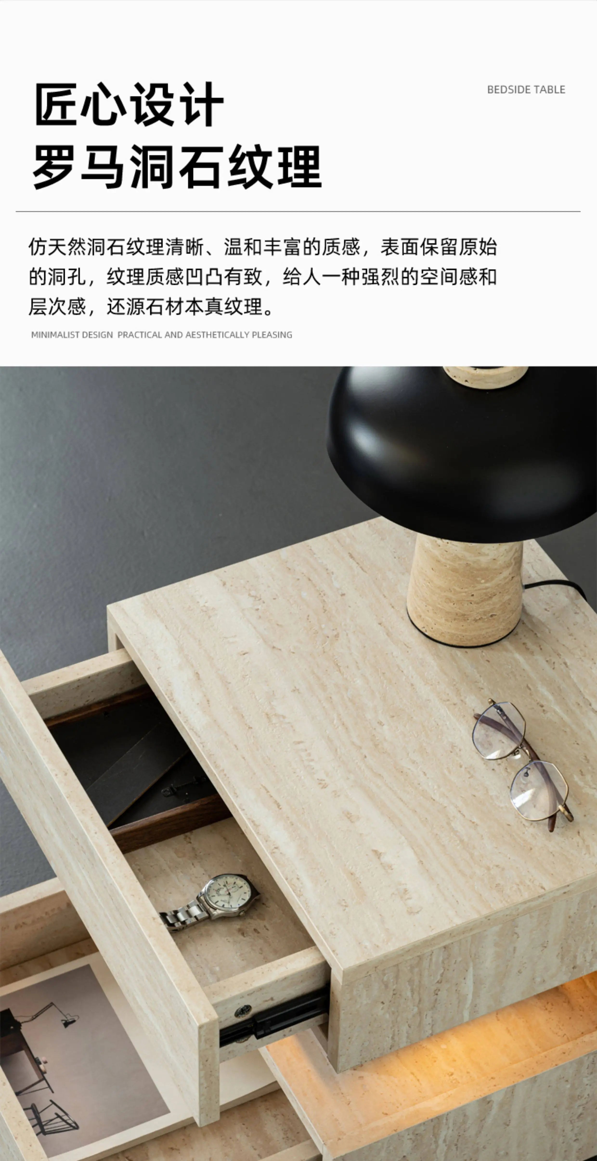 Bedroom With Drawers Bedside Table Quality Delicacy Tiny Cute Cream Style Nightstand Style Trendy Meubels Home Furniture