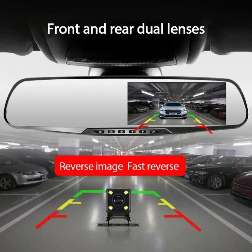NEW Dual Lens Dash Camera 1080P Wide Angle Car DVR HD Recording Night Vision Vehicle Recorder Vehicle Monitoring