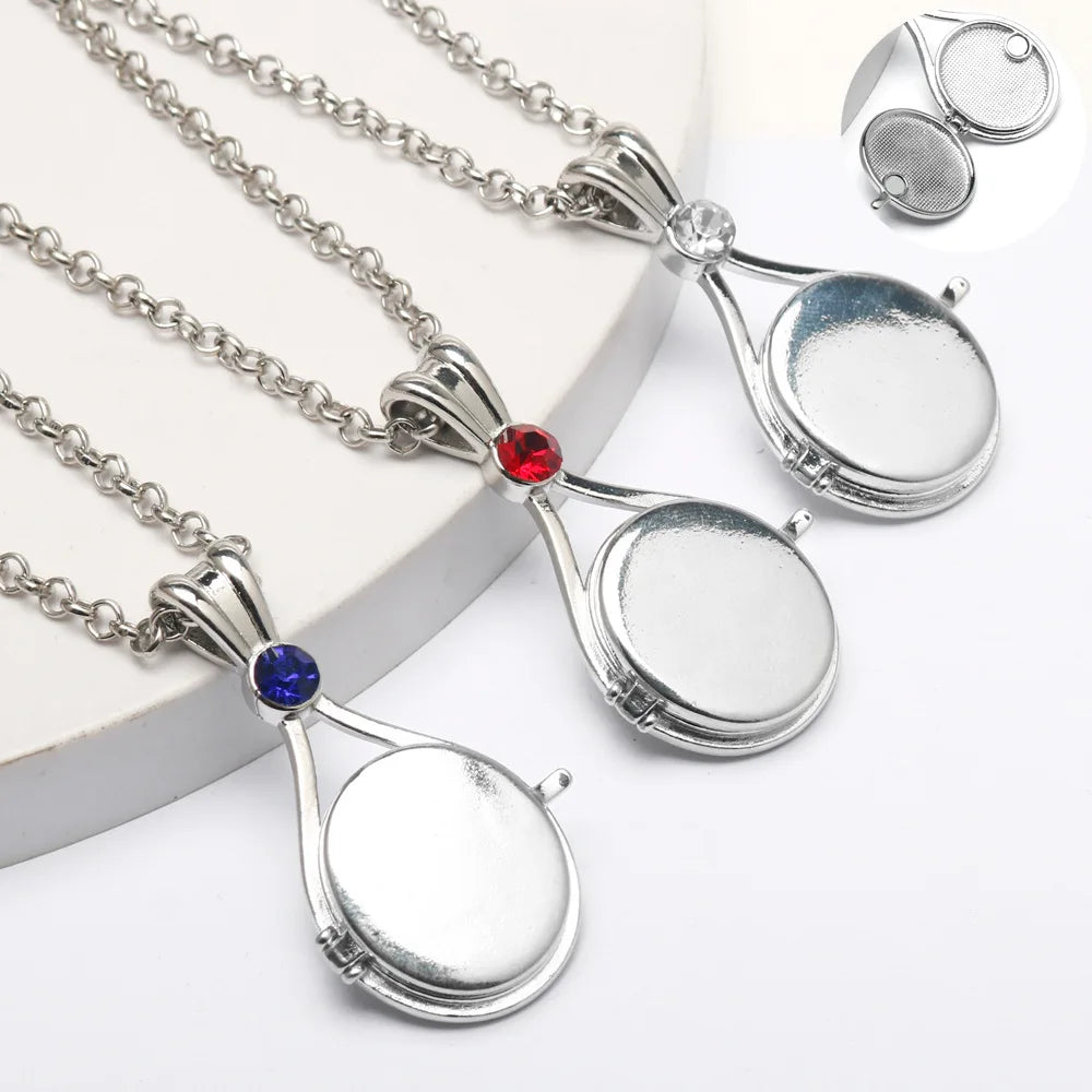 TV Show H2O Just Add Water Cosplay Necklace Mermaid Locket Pendant Necklace for Women Men Choker Jewelry Fan Gift