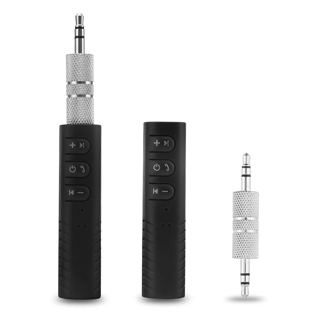 2 In 1 Car Wireless Bluetooth Receiver 3.5mm Jack AUX Audio Car Wireless Audio Receiver Cell Phone 5.0 Speaker Adapter Handsfree