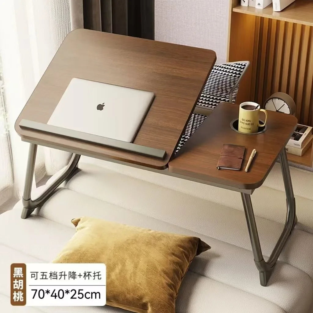 Bed foldable lifting computer desk small table notebook student dormitory lazy study table writing table desk