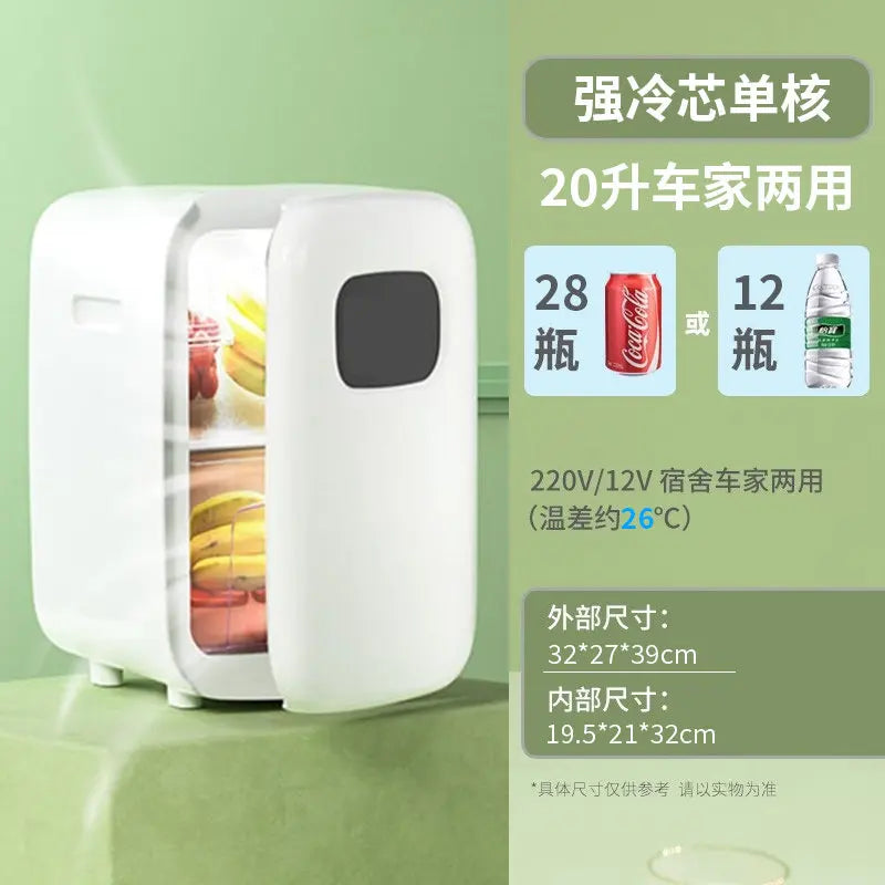 12V\110V\220V New Mini Refrigerator for Home Office Car Compact and Portable with Cooling Freezing