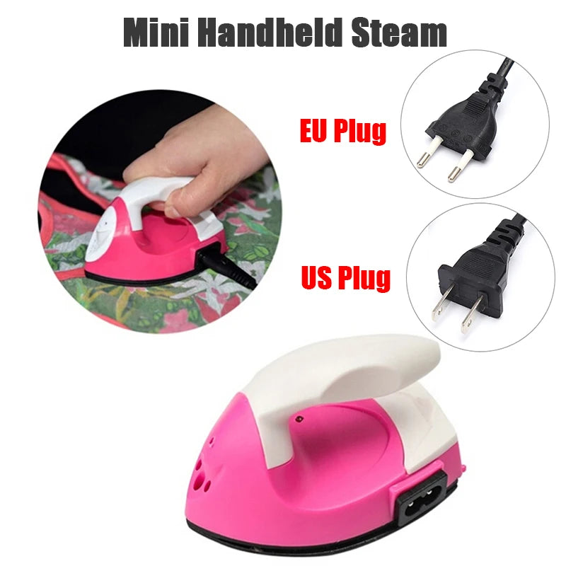 Mini Craft Iron Electric Iron Portable Handy Heat Press Diy Small Iron For Ironing Clothes Laundry Appliances Plug