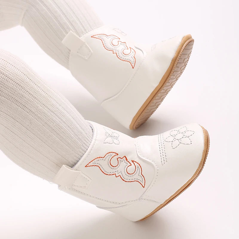 Newborn Baby Boots 0 12 Months Winter Denim First Walkers Boys Girls Warm Casual Western Style