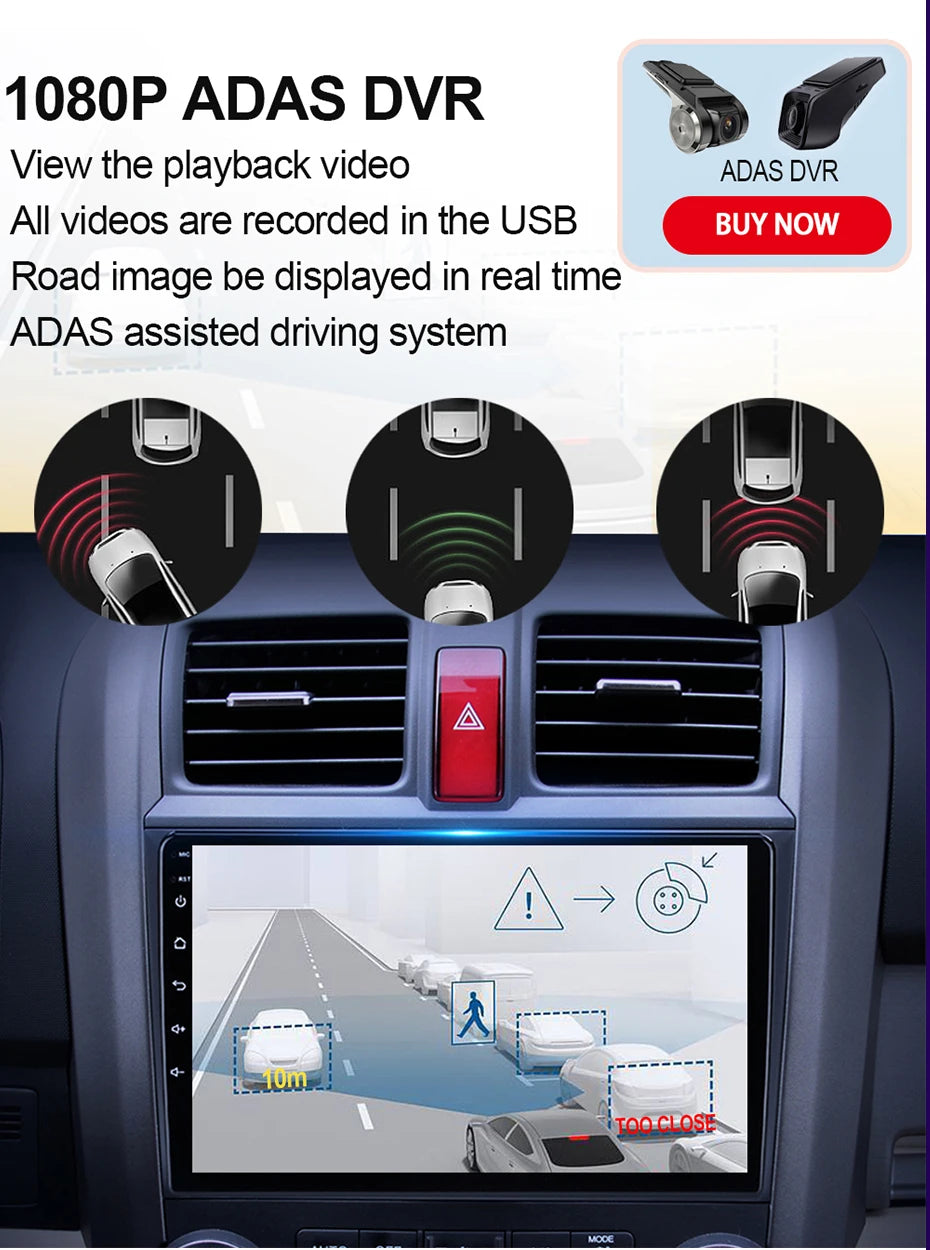 Android 15 For Toyota Camry XV40 Aurion 2007 - 2011 DSP Carplay Head Unit Multimedia Player GPS Navigation Stereo Car Radio WIFI