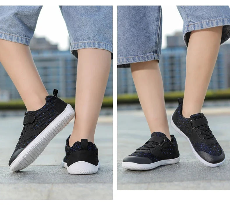 Little Big Kid Wide Barefoot Shoes Boys Girls Minimalist Sneakers Lightweight Non Slip Narutal Children Walking Shoes Skate Flat