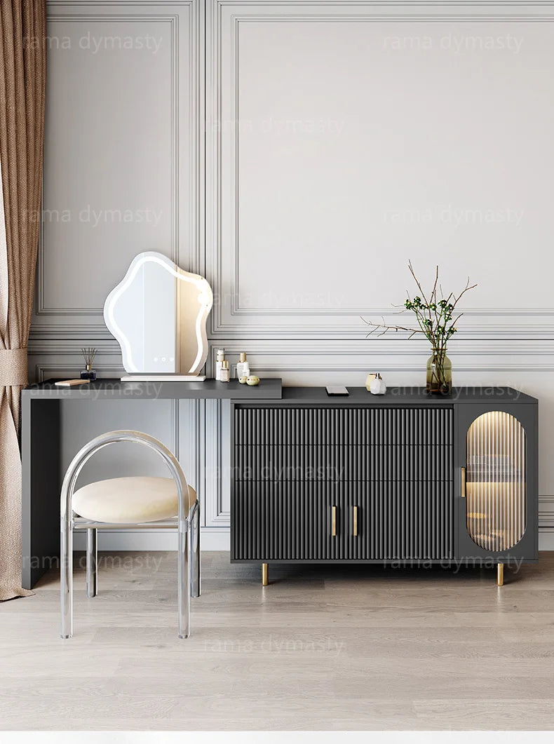 Modern Dresser Bedroom Simple Modern Corner Integrated Dressing Table Small Household Light Luxury Dressing Table