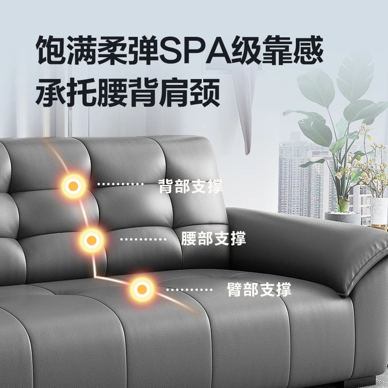 Office Sofa Simple Leisure Lounge Area Reception And Discussion Small Rental Room Three-person Coffee Table Combination