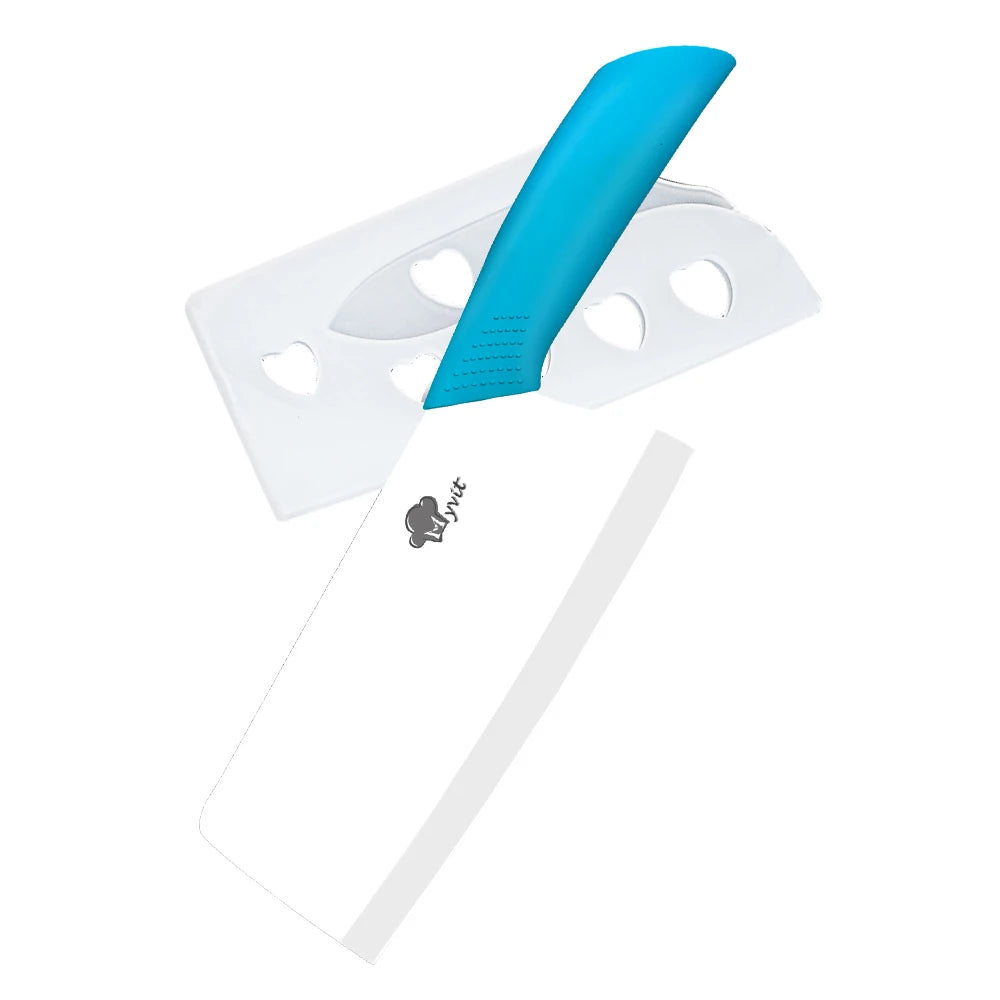 7 inch Ceramic Kitchen Knives Chef Knife White Zirconia Blade Kitchen Knives with Kitchen Tool