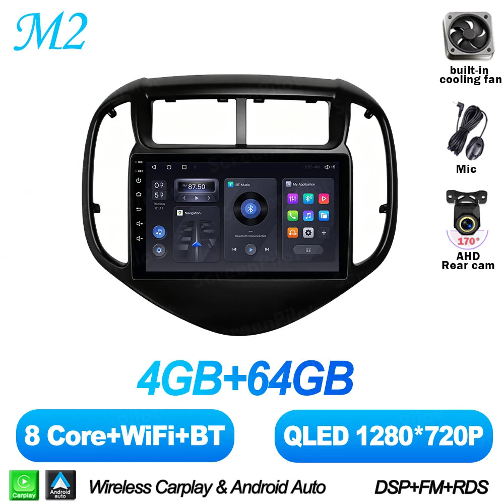 Android 16 For Chevrolet Aveo Sonic 2017-2021 Car Radio Stereo Head Unit Multimedia Video Player Mirror Link Touch Screen 2 din