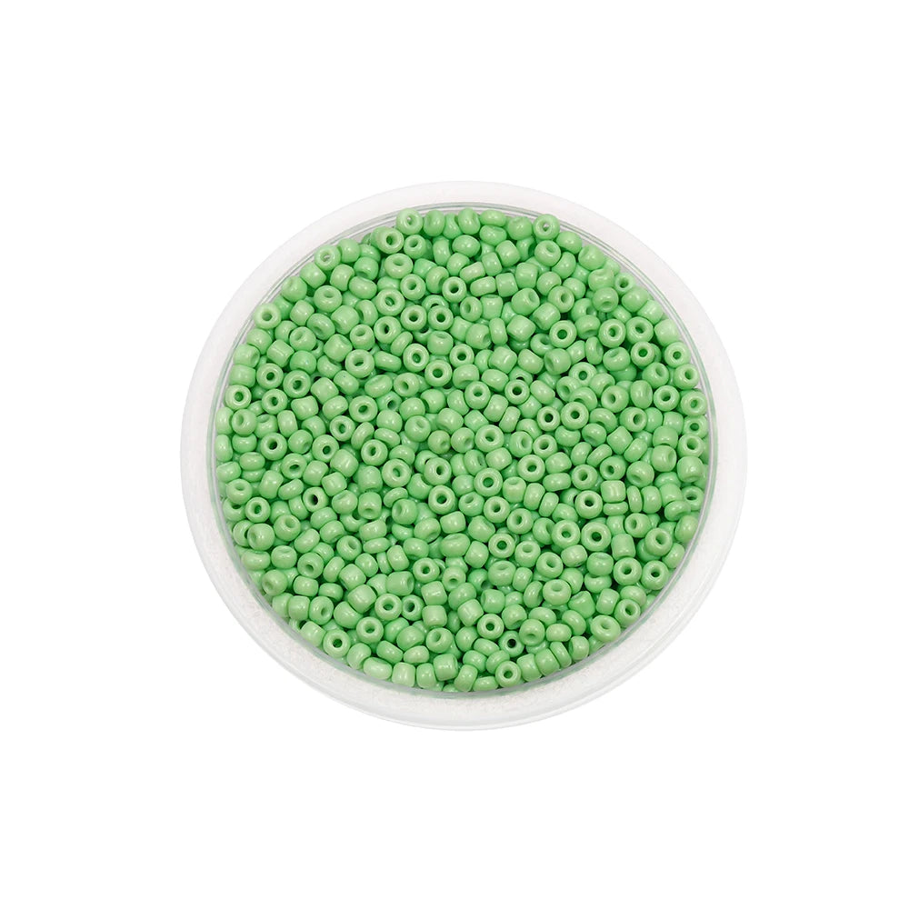 300/600Pcs 3/4mm Charm Glass Beads Czech Seed Beads Small Round Loose Beads for DIY Jewelry Making Earrings Bracelet Wholesale