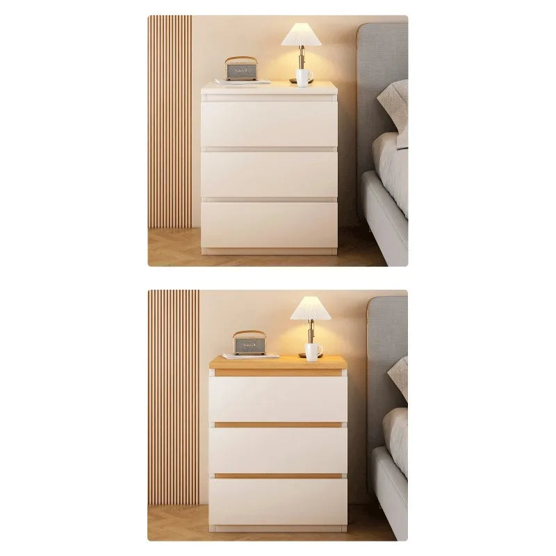 Bedside table Bedroom Home Modern simple bedroom Simple heightening Bedside small cabinet Storage drawer cabinet