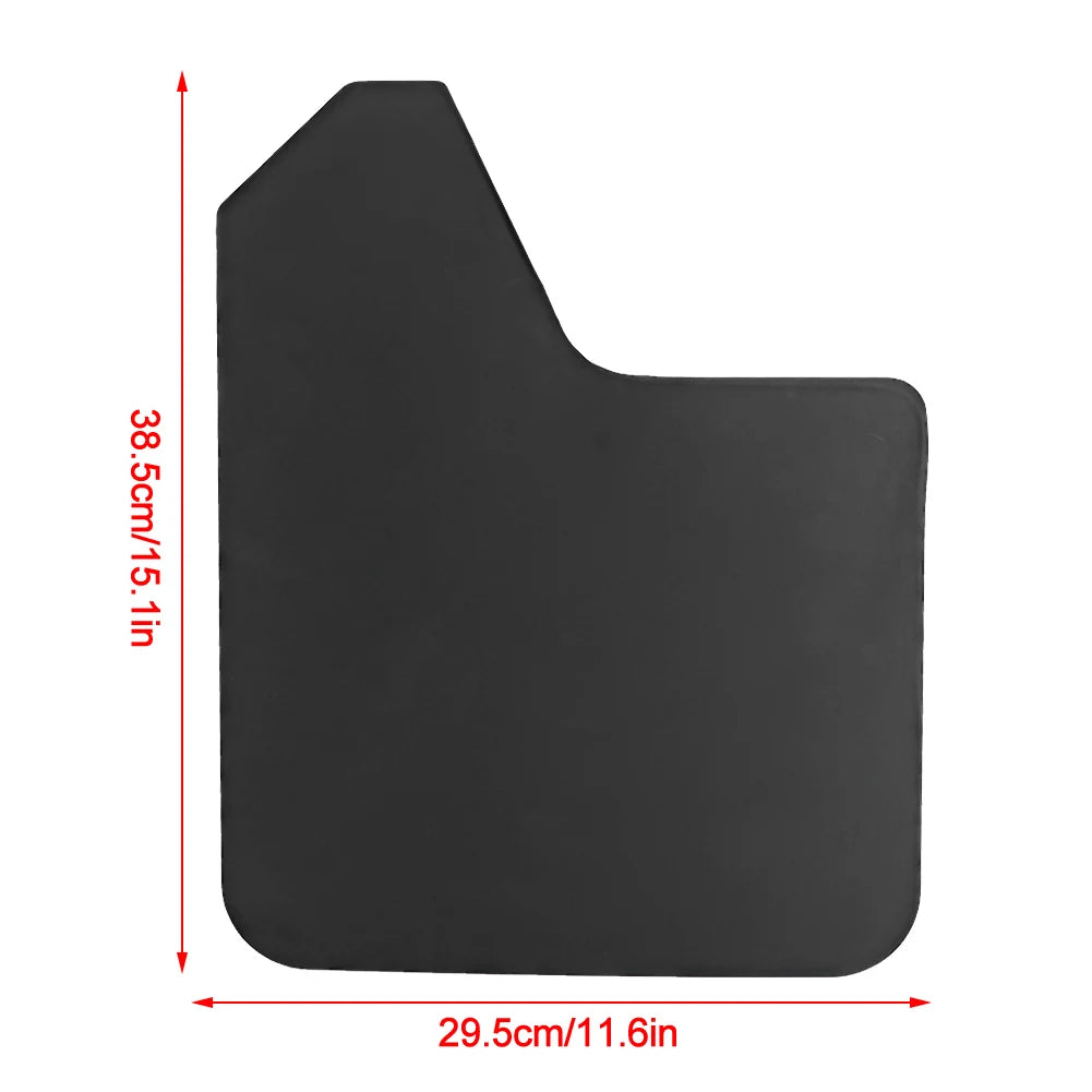 4Pcs Universal Car Mudguard Cover Mud Flap Guards Fenders Fit for Car Accessories MF12-BAS-BLK