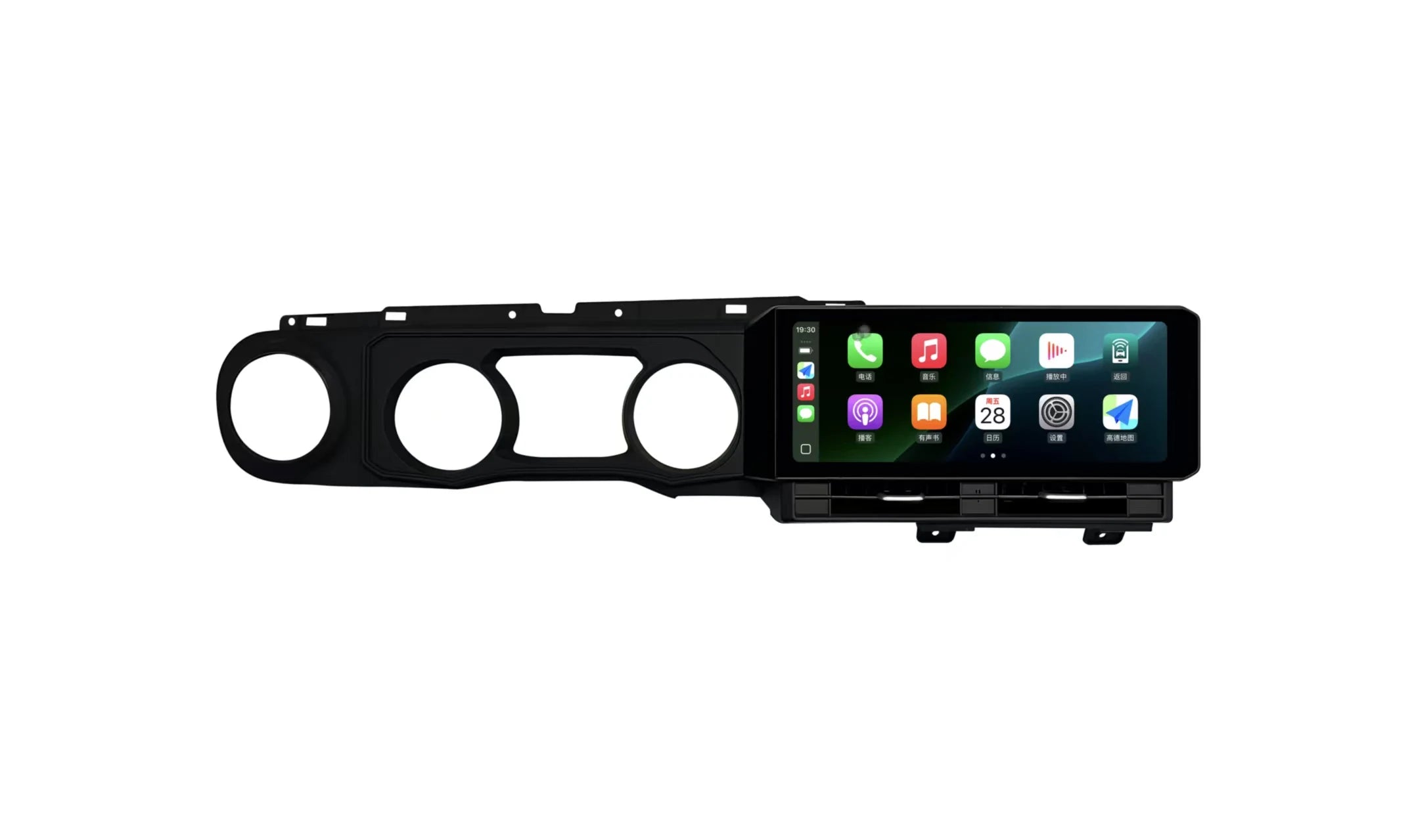 12.3" Android 14 CarPlay Auto Car Radio For Jeep Wrangler 2018-2022 Touch Screen Multimedia Stereo Player GPS Navi dsp Head Unit