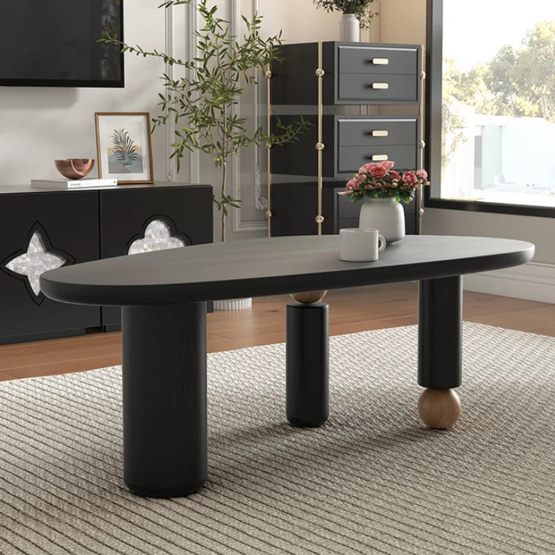 Trendy Aesthetic Coffee Tables Elegant Unique Retro Design Coffee Tables Minimalist Trendy Table Basse Salon Furniture For Home