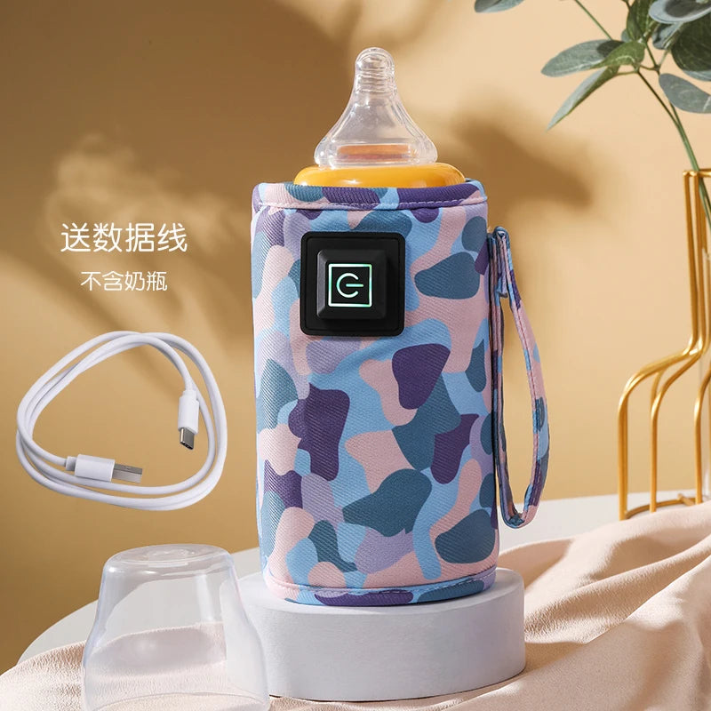 USB baby bottle heater, milk heater, baby milk heater thermostat, essential bottle warmer for outdoor use