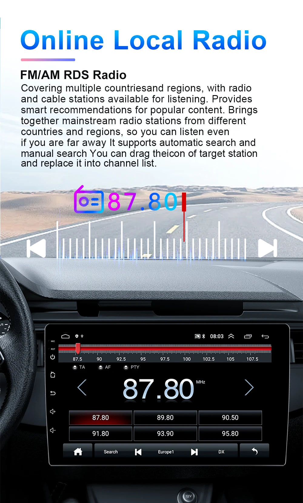 Car Radio Android 16 For Toyota Yaris 2 XP90 2005 - 2012 Auto Multimedia Stereo Dash Cam Screen GPS Head Unit Navigation DVD BT