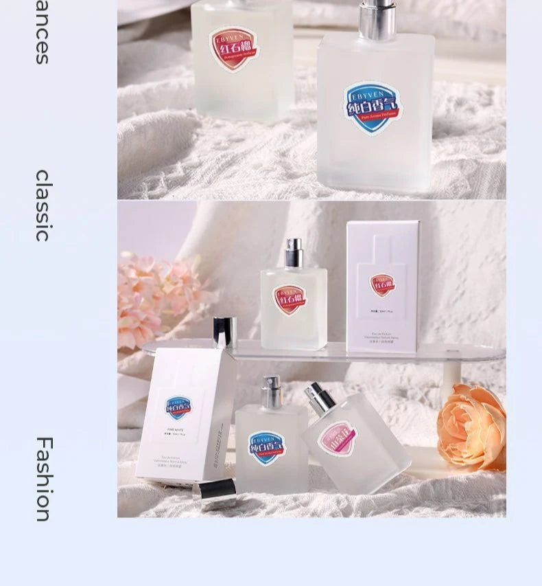 Luxury-Inspired Pure White Fragrance Red Pomegranate Camellia Perfume Childhood Bath Gel Scent Women's Perfume Men's 50ml