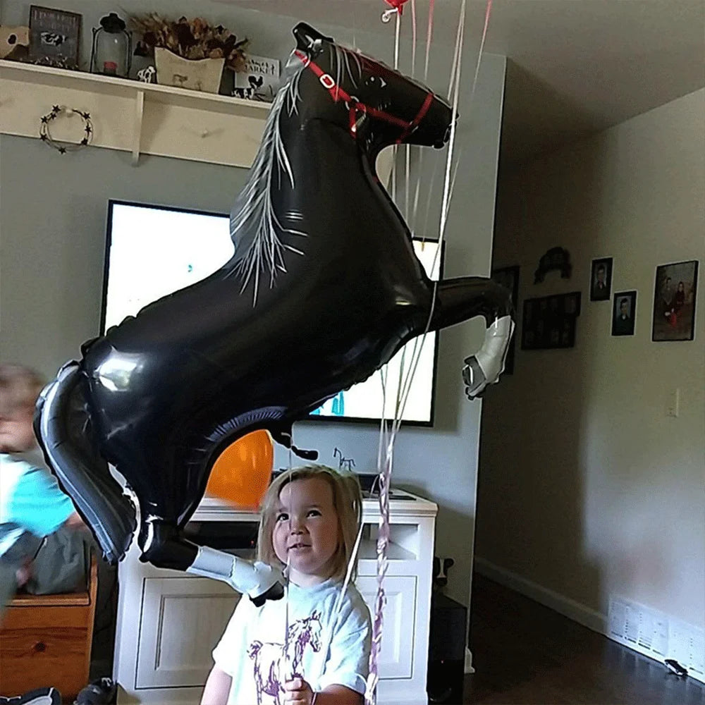 Western Cowboy Theme Party Decoration Foil Horse Balloon Horse Boots Hat Wheel Balloons Cowboys Cowgirls Birthday Party Supplies