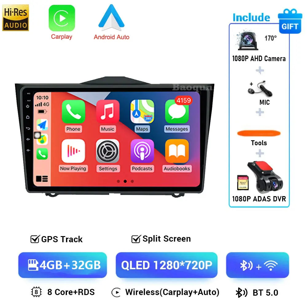 Car Radio Android 16 For LADA Granta Cross 2018 - 2023 BT Head Unit Autoradio Viedo Player 5G WIFI DVD Multimedia GPS