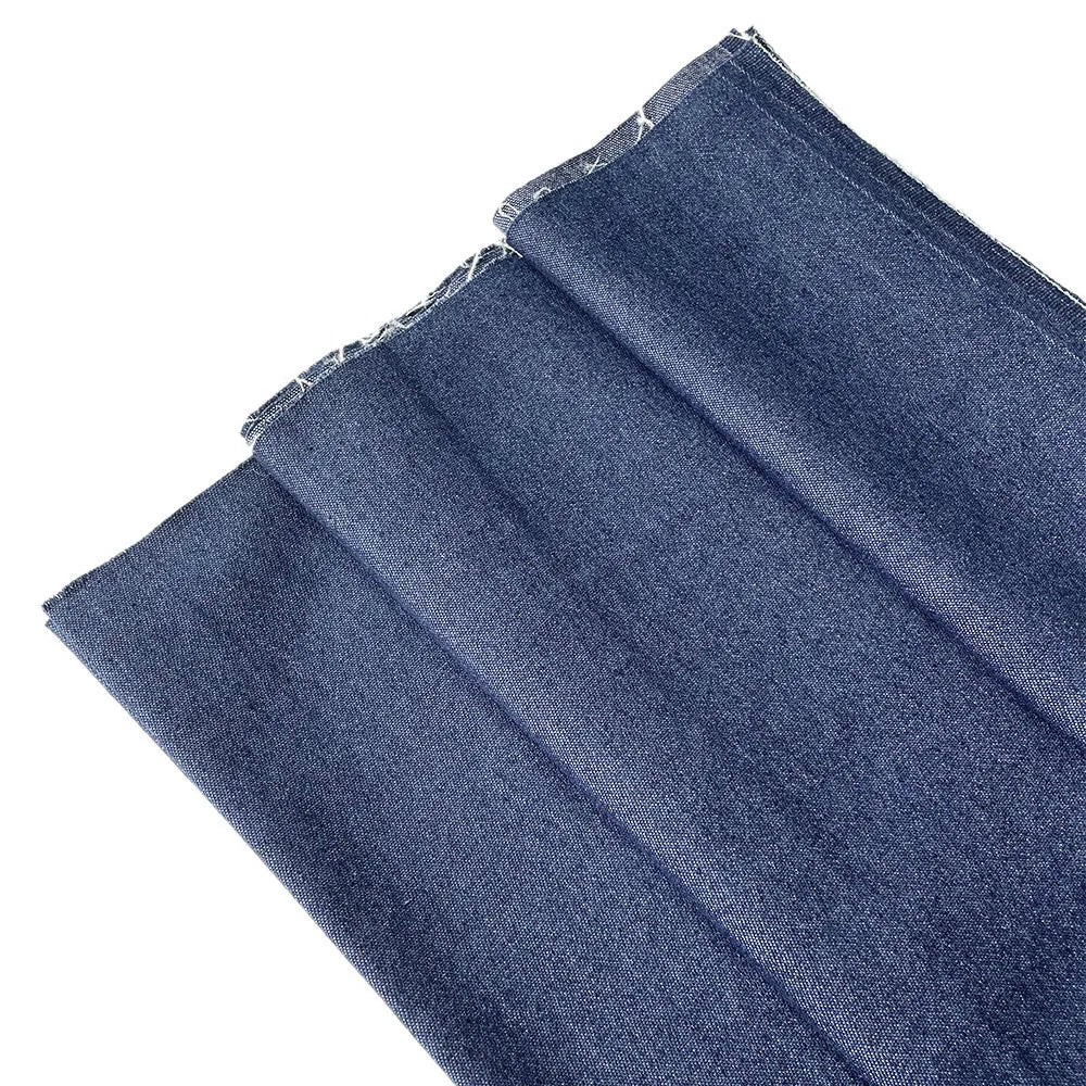 90x145cm Thin Denim Pure Cotton Fabric Solid Blue Handmade Needlework Material for Man Women Jacket Clothes Couture Accessories