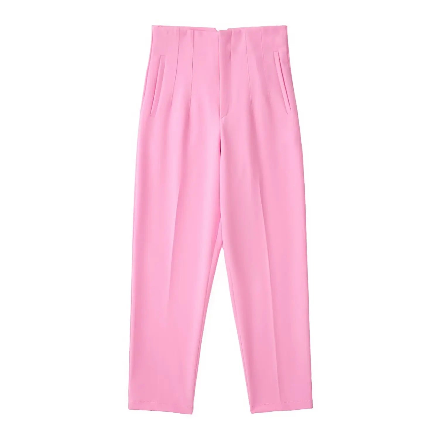 Koekop Office outfits Pencil Trousers Black Pink White Ladies Pants Fashion Office Wear High waist Pants for Women Formal Pants