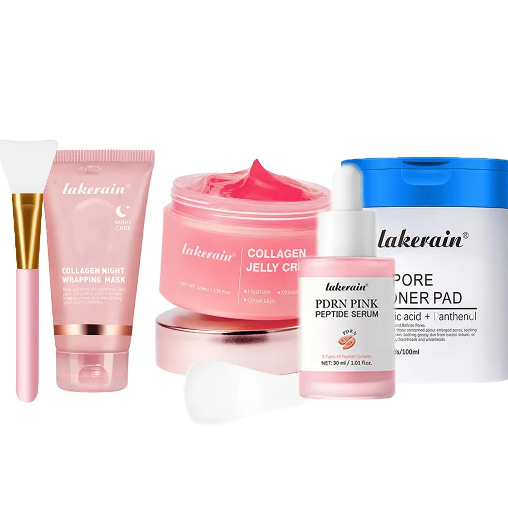 Korean Deep Collagen Mask Peel Off Mask Face Anti Wrinkle Lifting  Skin Care Masks Bio Pack Night Wrapping Woman Overnight Skin