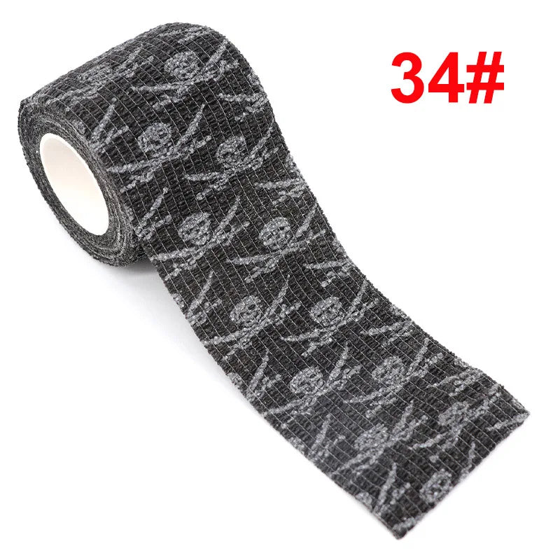Animal Pattern Printed Self Adhesive Elastic Bandage 4.5m Sports Wrap Tape for Finger Joint Knee First Aid Kit Pet Tape