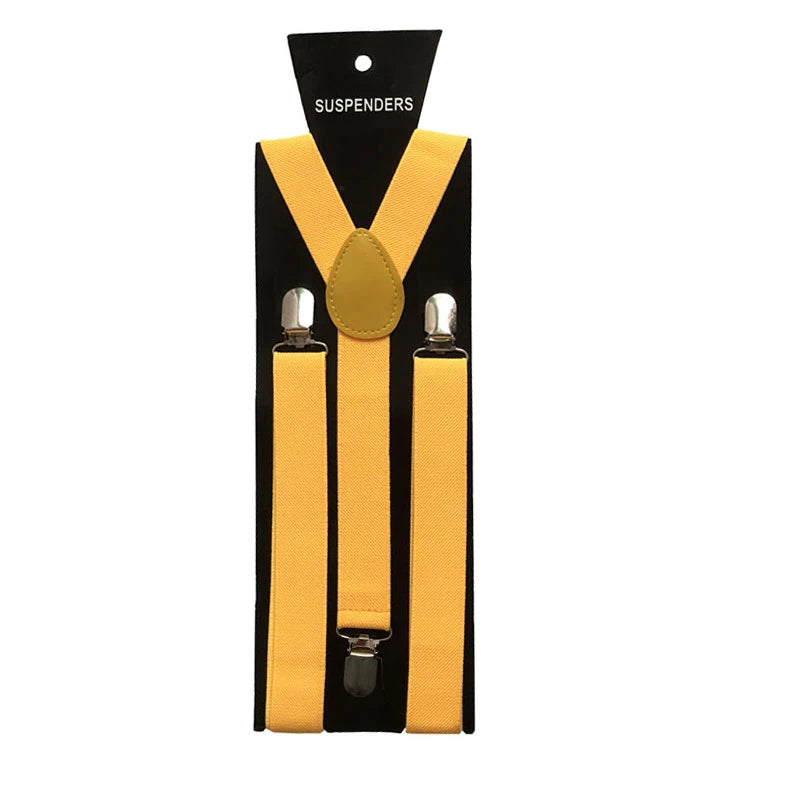 Suspenders For Men Pants Apparel Adult Suspender Man Shirt Dress Women Wedding Party Solid Colors Suit Skirt With Braces Straps
