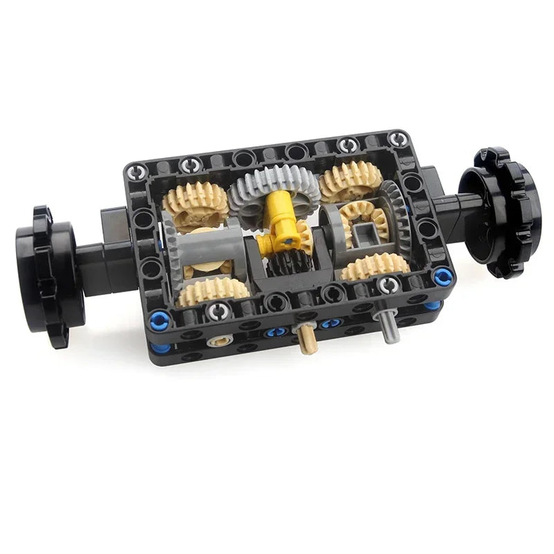 MOC-19788 Tank Remote Control Steering System Building Blocks Kit with L Motors 66pcs ABS Educational STEM Toys Bricks Kids Gift