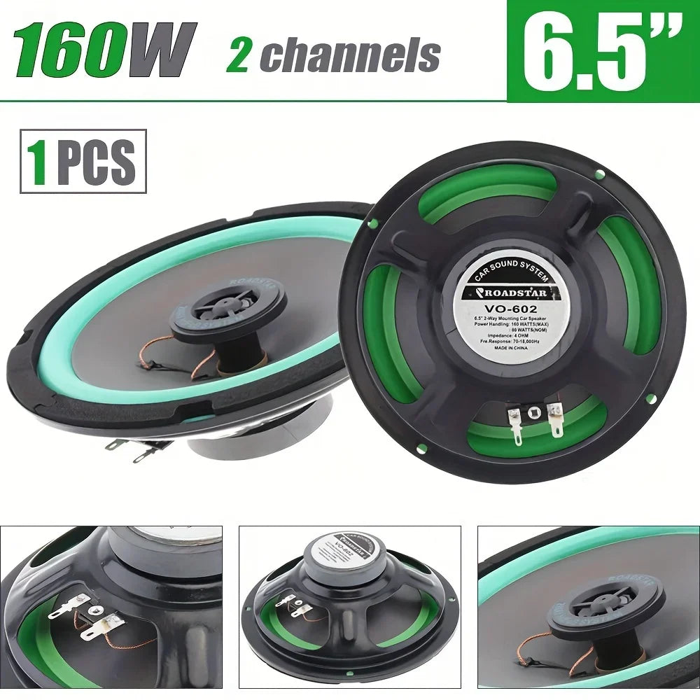 4/5/6.5 Inch Car Speakers HiFi Coaxial Subwoofer Universal Automotive Audio Music Full Range Frequency Car Stereo Speaker