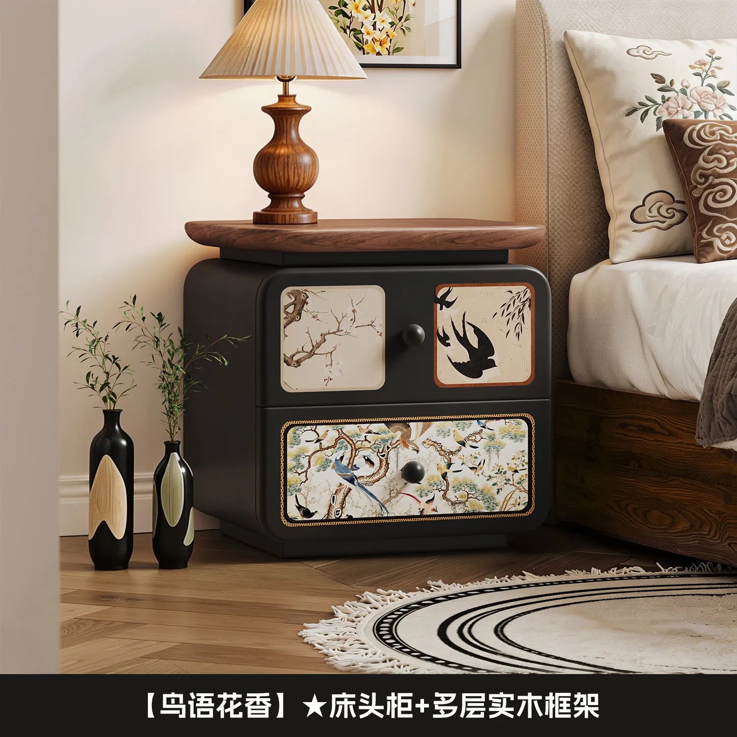 Simple Bedroom Bedside Table Luxury Nordic Storage Unique Drawers Bedside Table Trendy Organizer Mesa De Noche Home Furniture