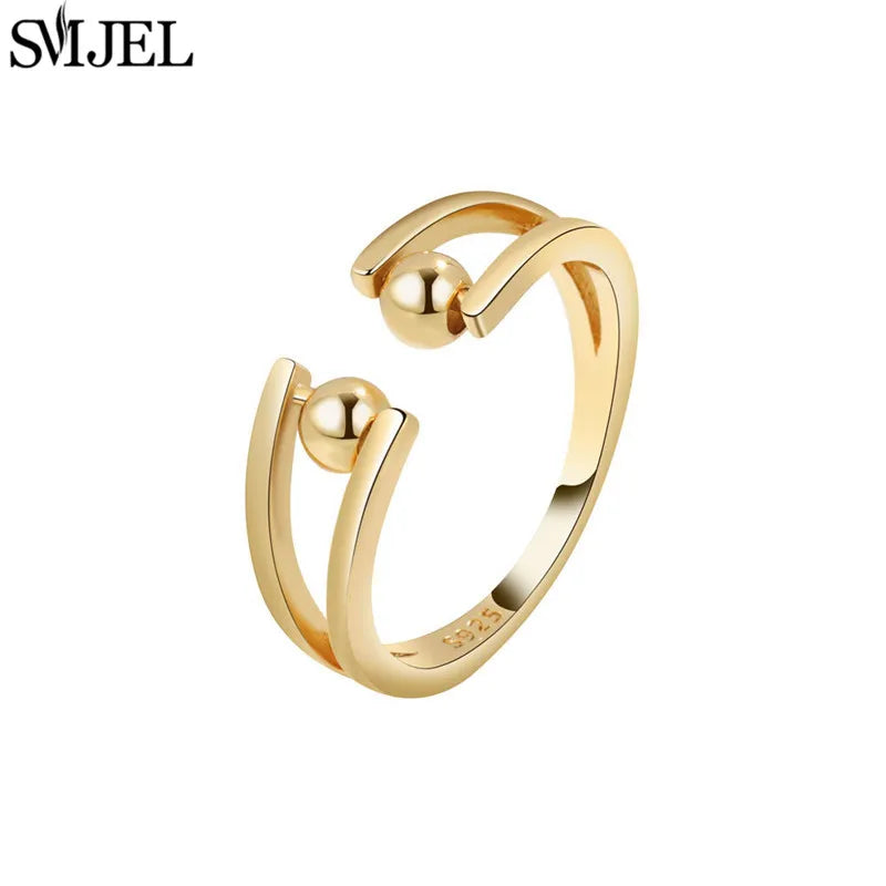 Ethnic Fashion Daisy Flower Anxiety Ring Adjustable Women Girls Worry Stress Relief Jewelry Spinning Fidget Rings Party Gifts