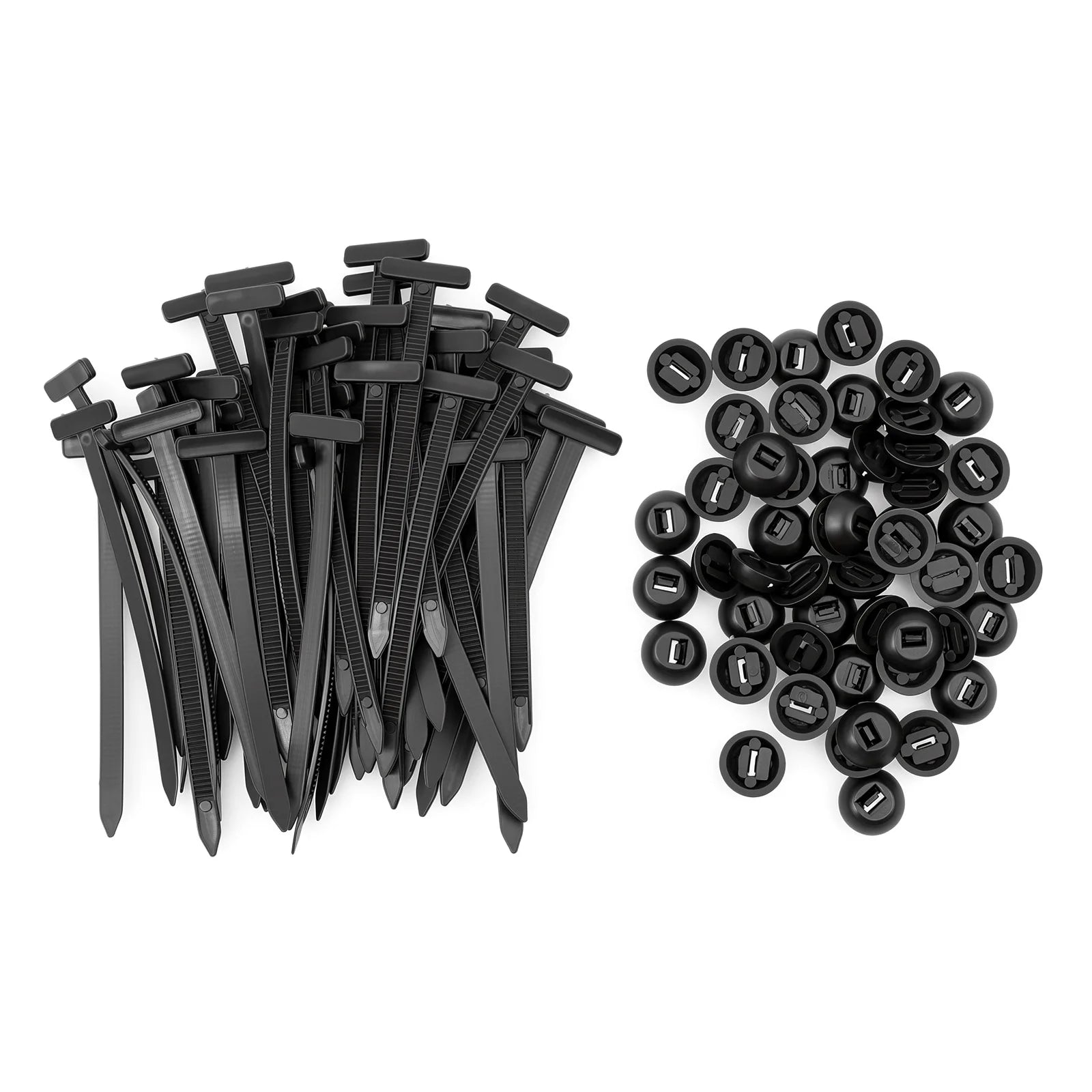 Universal Nylon Cable Tie Buckle Auto Fastener Screw Car Fender Trunk Engine Guard Panel Wire Management Secure Clip