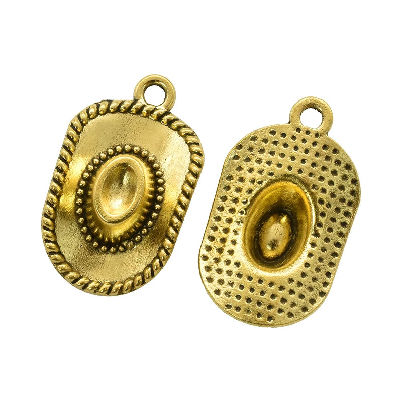 11pcs Mixed Antique Silver Western Cowboy Charms Alloy Boot Gun Hat Pendants For DIY Bracelet Earrings Necklace Jewelry Making