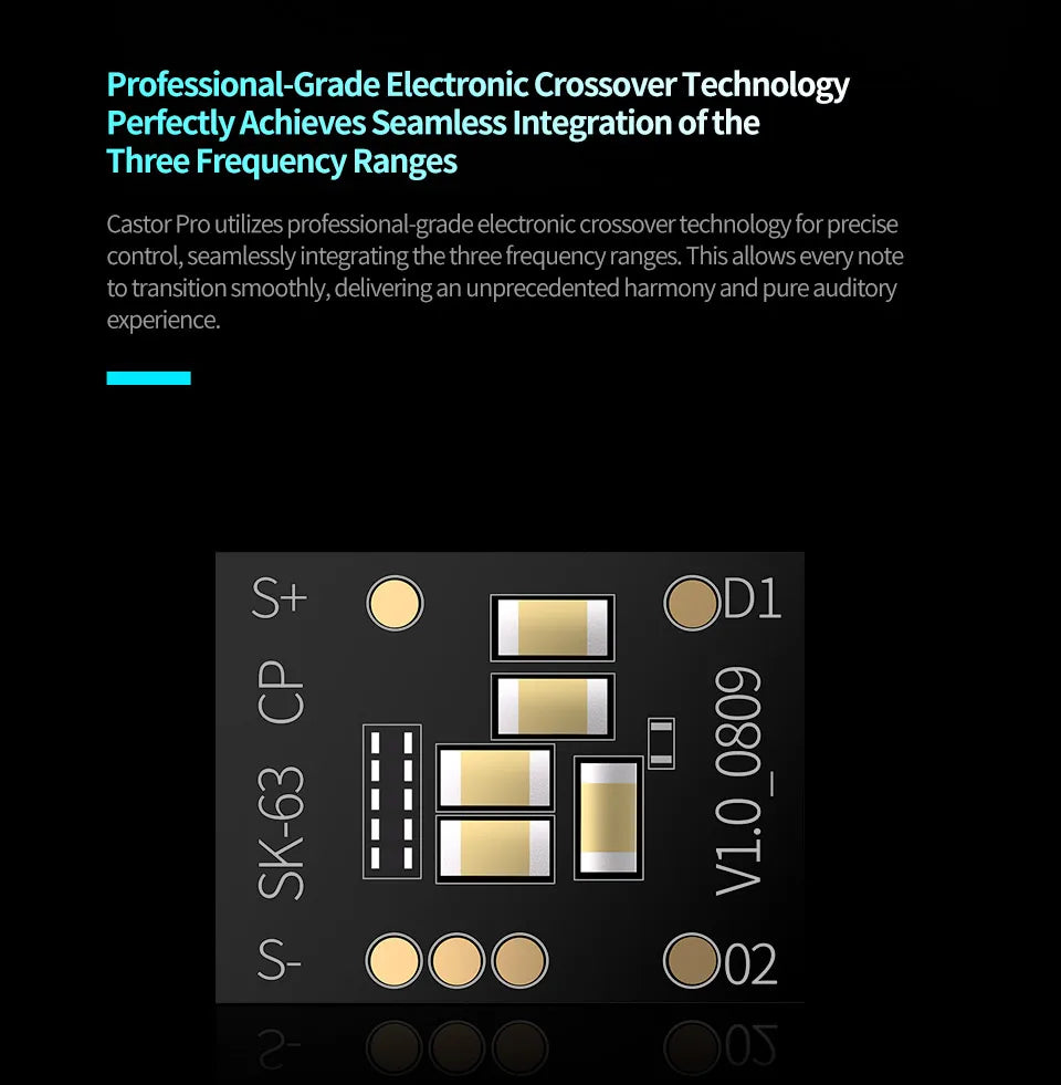 KZ Castor PRO 2DD Dynamic in Ear Earphones High-end Tunable Earphones Stets A New Benchmark for Hfi Sound Quality Bass Headsets