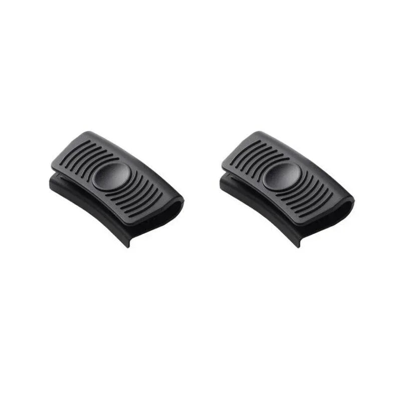 2pcs Silicone Anti-Scald Pot Handle Grip Cover Anti-slip Heat Resistant Pot Clip Holder Sleeve for Frying Cast Iron Skillet Pan