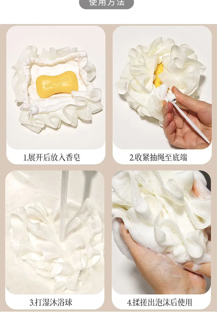 T Bath Ball A1-Bath Cleaning Appliances Soap Soap Rub Back Rub Bath Bath Flower Sparkling Bathroom Universal