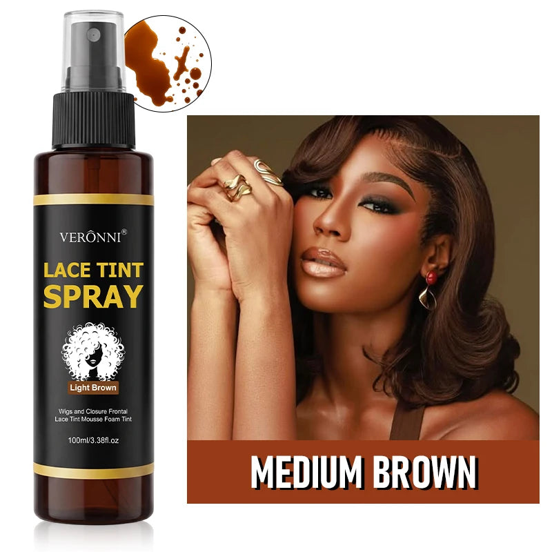 100ml Lace Melting Spray And Holding Spray,Wig Melting Spray Strong Natural Forming Hold Dyed wig care spray For Lace Wigs