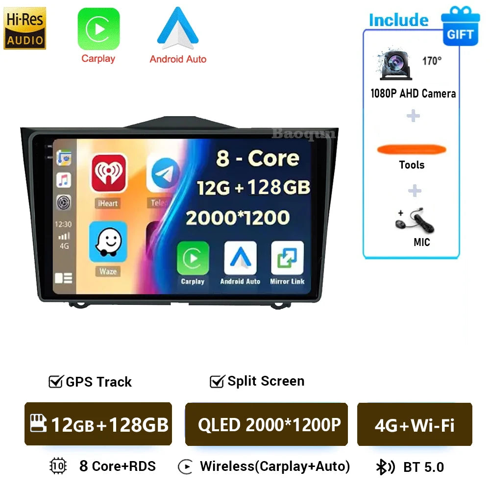 Car Radio Android 16 For LADA Granta Cross 2018 - 2023 BT Head Unit Autoradio Viedo Player 5G WIFI DVD Multimedia GPS