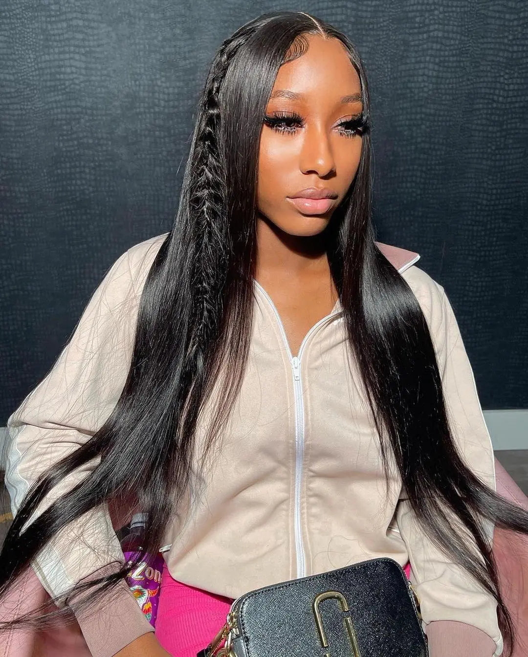 Smooth Silky Long Straight Glueless Full Lace Front Human Hair Wigs For Women Cambodian Raw Virgin 13x4 13x6 Hd Bone Straight Transparent Lace Front Wig Human Hair 40 42 Inch 300 Density Silky Straight HD Lace Frontal Wig Pre